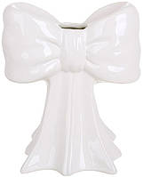 Ваза керамічна "Білий Бант" 16.5х11х20см