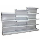 Стелаж торговий металевий 1900х1200 мм, приставний стелаж односторонній Рістел, стелаж для продуктів, стелаж для техніки, для, фото 8