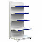 Стелаж торговий металевий 1900х950 мм, приставний стелаж односторонній Рістел, стелаж для продуктів, стелаж для техніки, для, фото 3