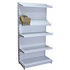 Стелаж торговий металевий 1900х950 мм, приставний стелаж односторонній Рістел, стелаж для продуктів, стелаж для техніки, для, фото 5