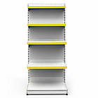 Стелаж торговий металевий 1900х950 мм, приставний стелаж односторонній Рістел, стелаж для продуктів, стелаж для техніки, для, фото 7