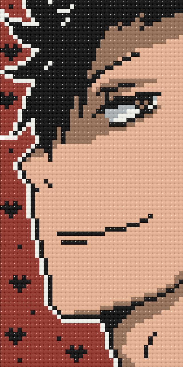 Алмазна мозаїка Куроо Тетсуро (волейбол)12х24 см Орігамі (ODM0134), фото 1