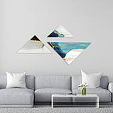 Полотно трикутне рівнобедрене на підрамнику SANTI 40х40х56,5 см (955433), фото 4