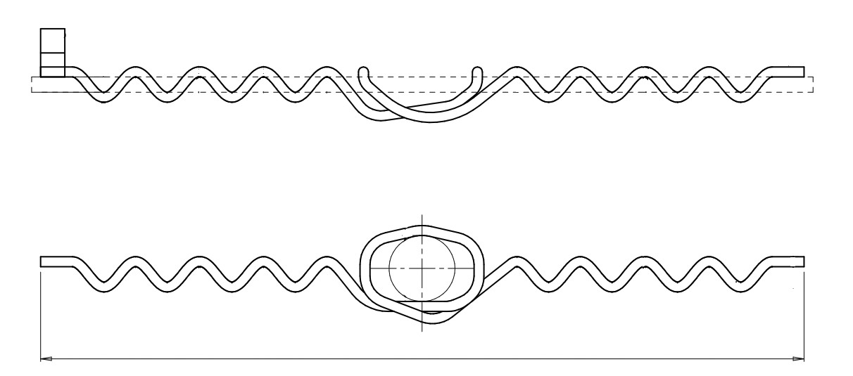 В'язання для верхнього кріплення PLDT2 R, матеріал: пластик, максимальний діаметр січення: 70 мм, фото 1