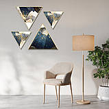 Полотно на підрамнику SANTI трикутне рівностороннє 35см (955482), фото 4