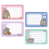 Наліпки на зошити Yes Pusheen 8 шт/уп (955505), фото 2