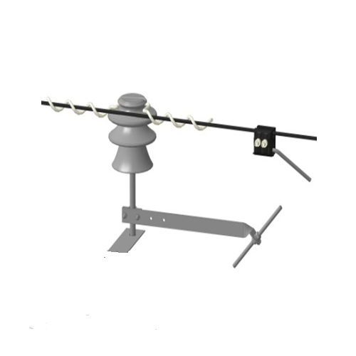 Захисний апарат TNDC 28401 CDR4 для захисту проводів ПЛІ напругою 6-20 кВ, дугозащитный ріг, кронштейн у зборі, фото 1