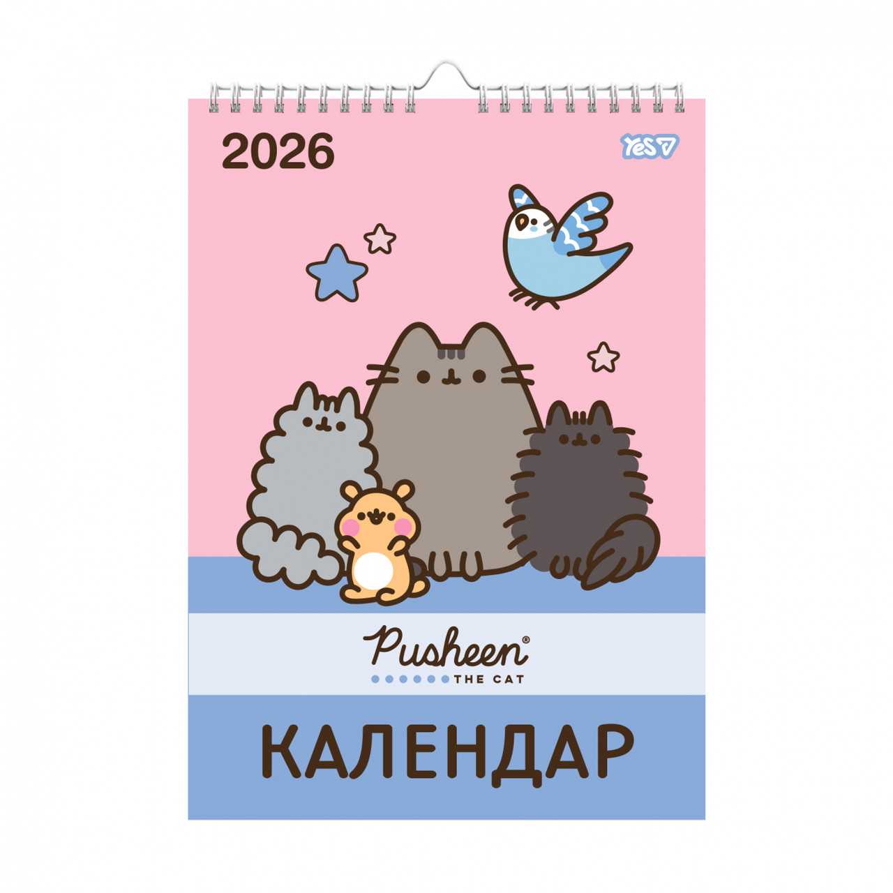 Календар-планер настінний, розклад на місяць Yes Pusheen на 2026 р(270269), фото 1