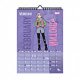 Календар-планер настінний, розклад на місяць Yes Wednesday на 2026 р (270271), фото 2