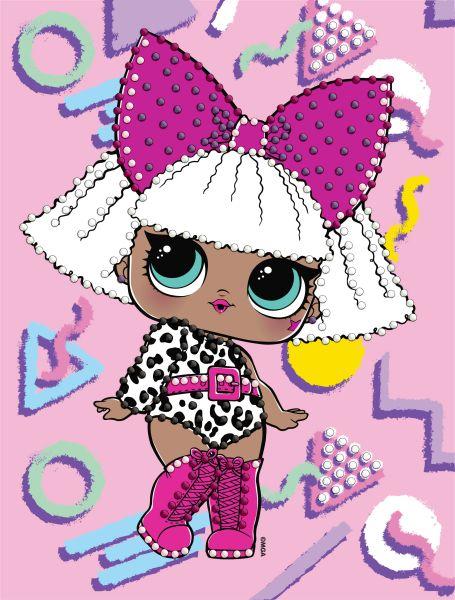 Алмазна мозаїка з частковою викладкою LOL Surprise! DIVA 15х20 Ідейка (AML1223), фото 1