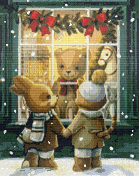 Алмазна мозаїка Магазин іграшок з голограмними стразами (AB) tanya_bonya 40х50 Ідейка (AMO7768), фото 1