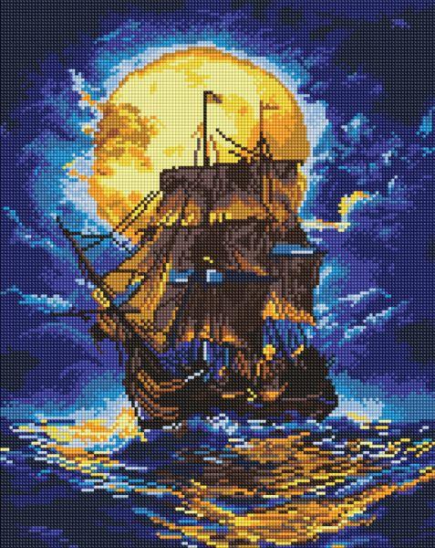 Алмазна мозаїка Там, де небо зустрічає море art_selena_ua 40х50 Ідейка (AMO8246), фото 1