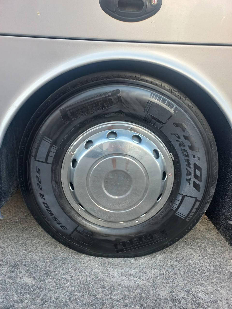 Ковпак колеса передній 22,5  TIR , Автобус (нержавійка) Ковпаки на автобус 22.5, фото 1