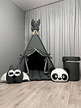 Вігвам для дітей Друзі індіанці 14 БОНБОН з Кошиком Повний комплект, вігвам для хлопчика, вігвам для дівчинки, дитячий вігвам, фото 4