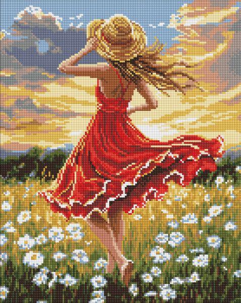 Алмазна мозаїка Танець в полі art_selena_ua 40х50 Ідейка (AMO8250), фото 1