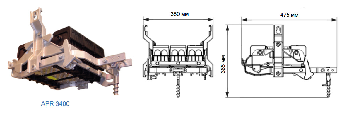 Щогловий рубильник APR3400, рабочий ток 400А, размыкающая способность 100 кА, фото 1