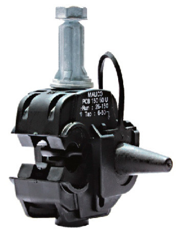 З'єднання єднувальний затискач для підключення ізольованого проводу до неізольованого BC 95-35 (Al/Cu), фото 1