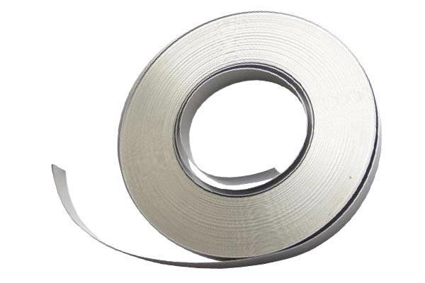 Стрічка бандажна F207, нержавіюча сталь, для закріплення елементів оснащення опор, фото 1