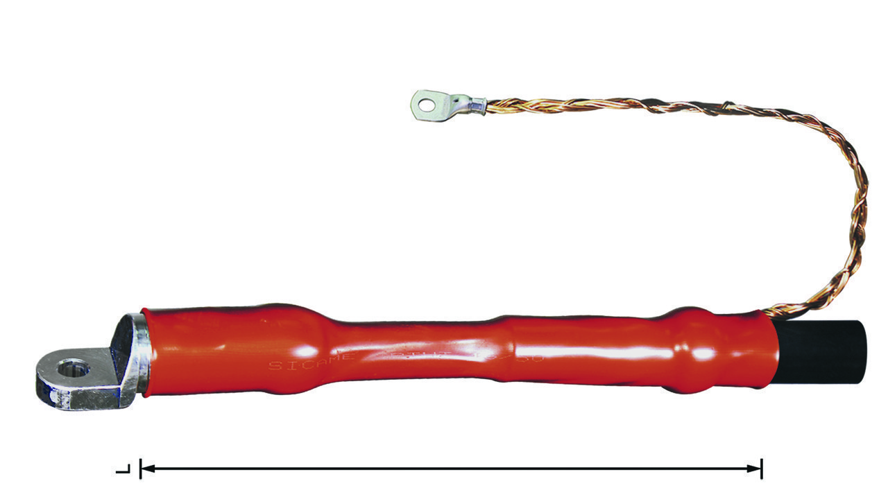 Кабельна муфта E3UITH 24 800-1000 СМ з наконечниками, для одножильних кабелів, термоусаджувальна, фото 1