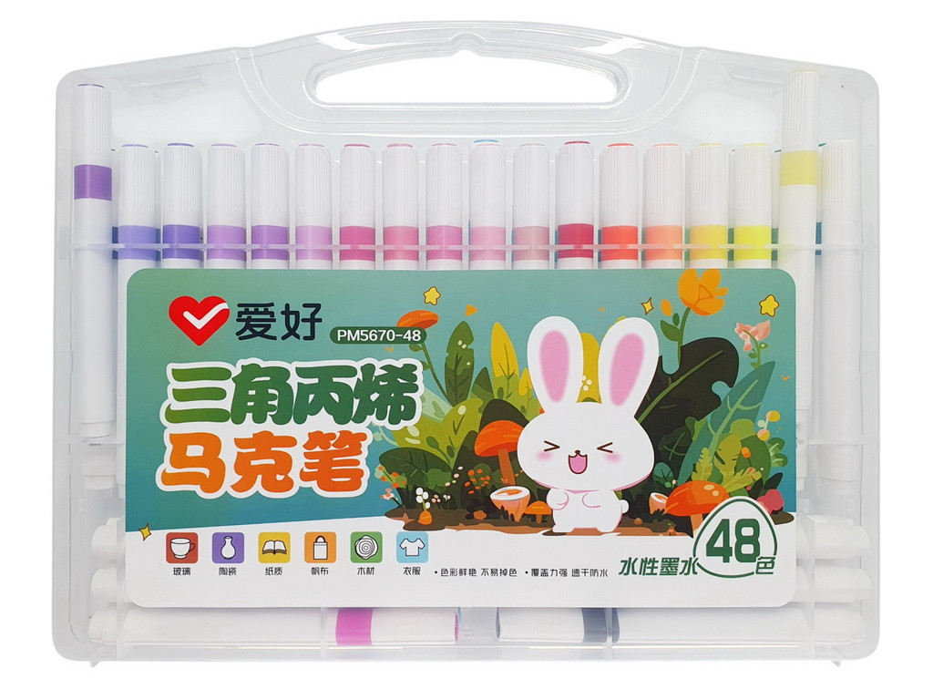 Набір скеч-маркерів 48 шт акрилеві Aihao для малювання код: PM5670-48, фото 1