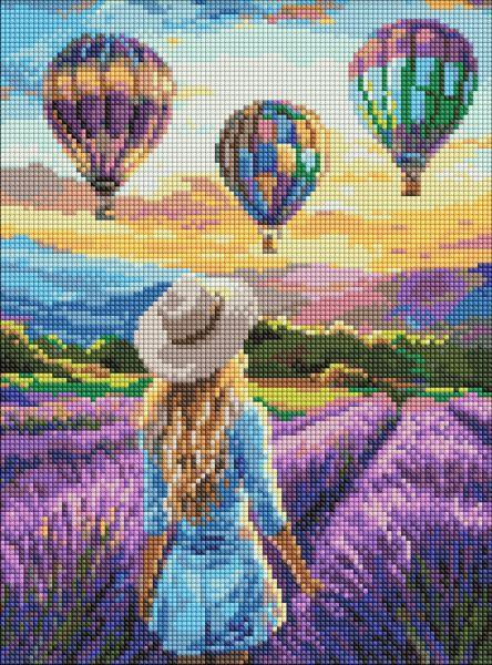 Алмазна мозаїка Лавандові пригоди art_selena_ua 30х40 Ідейка (AMO8218), фото 1