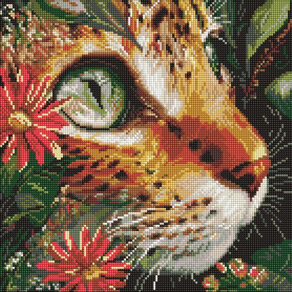 Алмазна мозаїка Бездонні очі art_selena_ua 40х40 Ідейка (AMO8325), фото 1