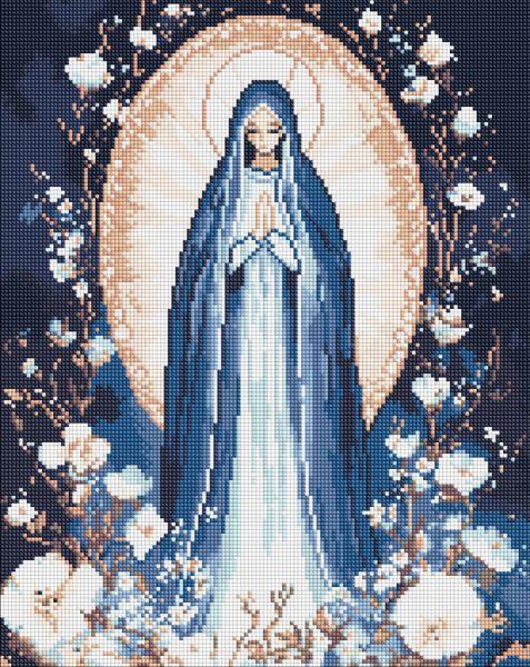Алмазна мозаїка Непорочна Діва art_selena_ua 40х50 Ідейка (AMO8201), фото 1