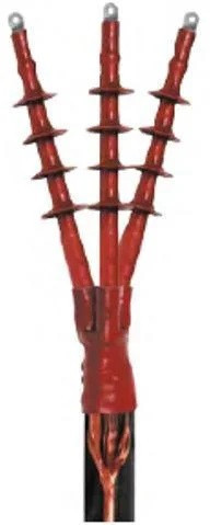 Кабельна муфта EUETH Tp 24 70-150 450 СМ з наконечниками, для трижильного кабелю, з екраном, фото 1