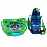 Набір подарунковий Minecraft ланч-бокс і пляшка 350 мл YES (450144), фото 2