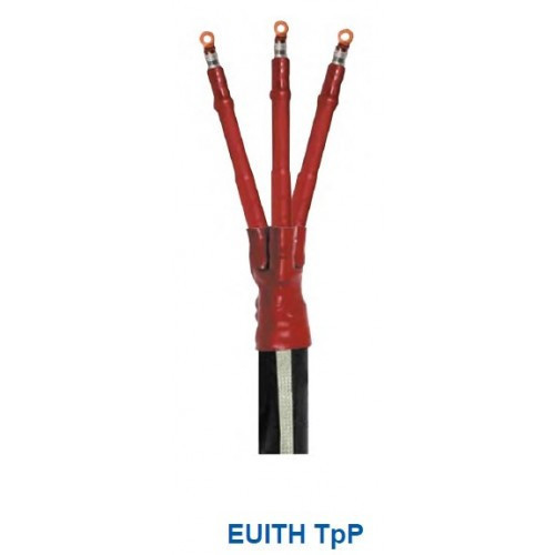 Кабельна муфта EUITH TpP 42 70-150 СМ з наконечниками, для трижильного кабелю, для силових кабелів, фото 1