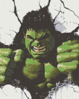 Алмазна мозаїка Нестримна сила Marvel - Халк 40х50 см Орігамі (OD6015), фото 1