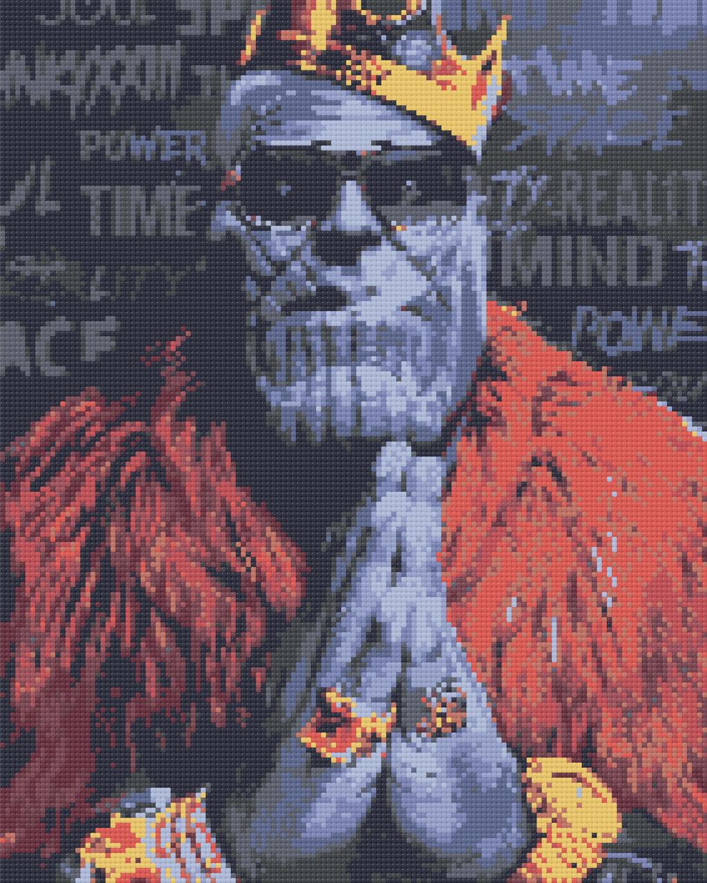 Алмазна мозаїка Танос Марвел 40*50 см Орігамі (OD3067), фото 1