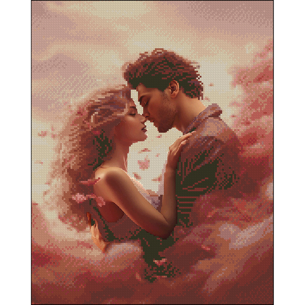 Алмазна мозаїка Буря емоцій без підрамника 40х50 см Strateg (ZAV4050-20), фото 1