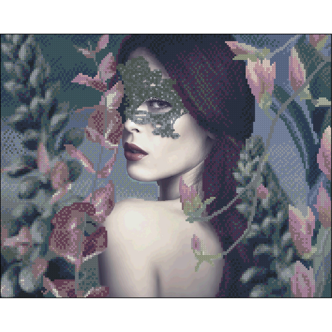 Алмазна мозаїка Карнавал без підрамника 40х50 см Strateg (ZAV4050-28), фото 1