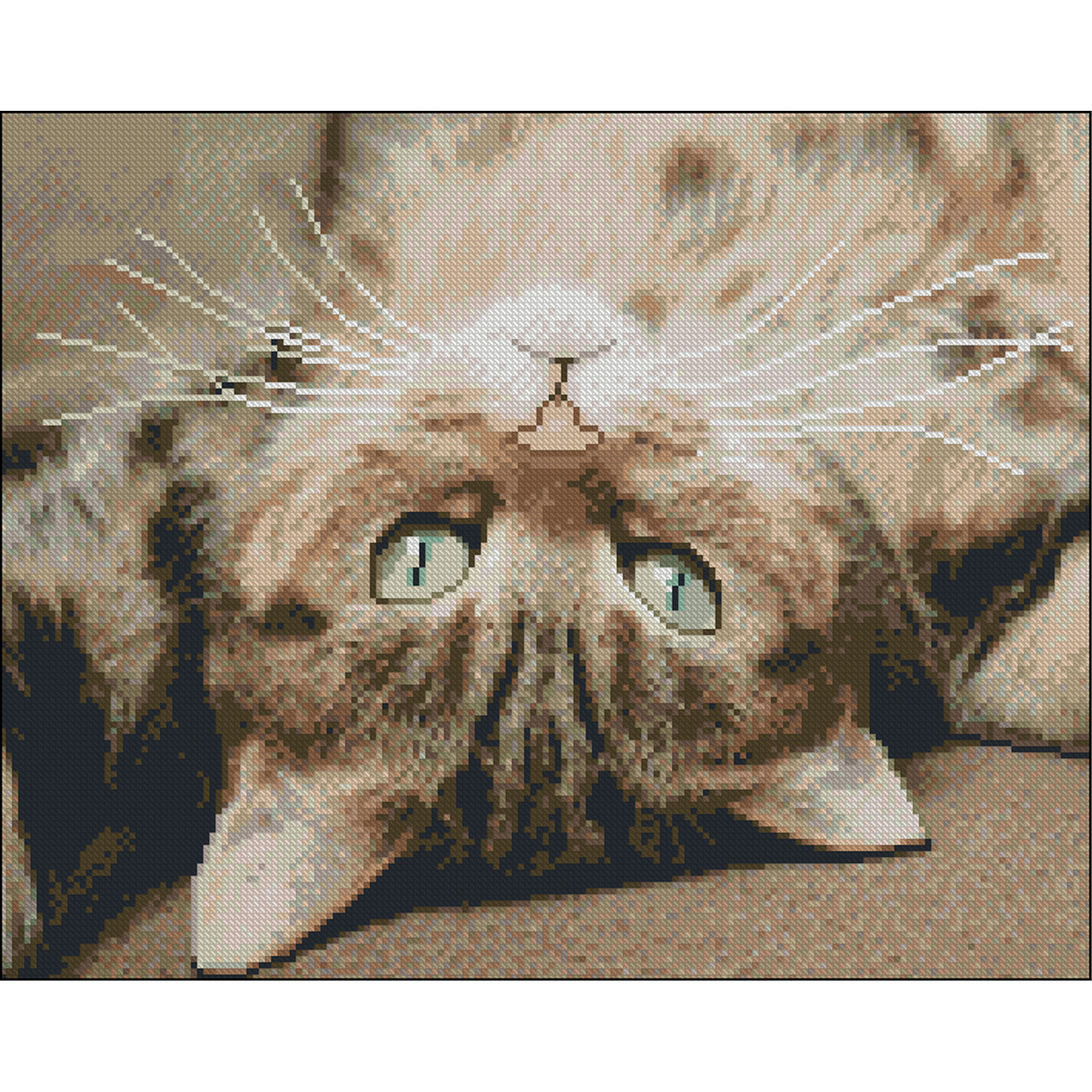 Алмазна мозаїка Грайливе щастя без підрамника 40х50 см Strateg (ZAV4050-37), фото 1