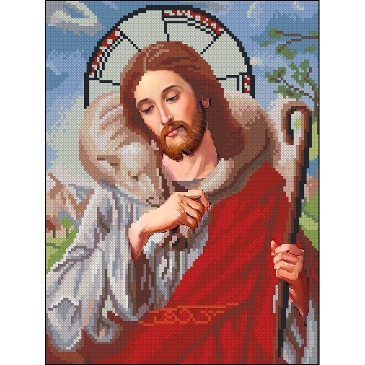 Алмазна мозаїка Воскресіння без підрамника 30х40 см Strateg (ZAV3040-10), фото 1