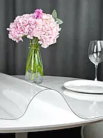 Мягкое стекло / Силиконовая скатерть Crystal - 60х60 см / 1 мм (1000 микрон)