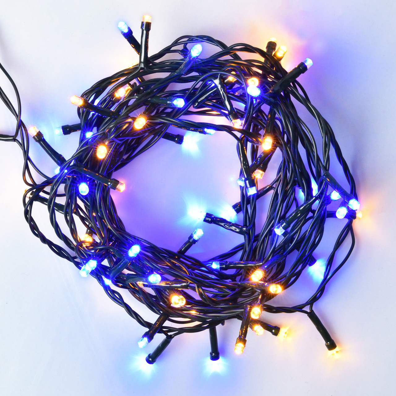 Електрогірлянда Yes! Fun Нитка 70 LED, жовто-синя, 4,9 м,8 режимів миготіння (974845), фото 1