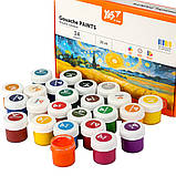 Фарби гуашеві Yes Orange Line 24 кольорів по 20 мл (230434), фото 4