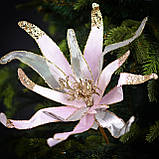 Квітка декоративна Yes! Fun Різдвяна зірка рожева 40см (974955), фото 3