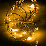 Електрогірлянда Yes! Fun Пучок на мідному дроті 50 LED тепло-біла 1 м, статична батарейки (975013), фото 2