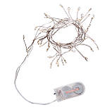 Електрогірлянда Yes! Fun Кластер на мідному дроті 50 LED хол-біла 1 м статична батарейки (975018), фото 3