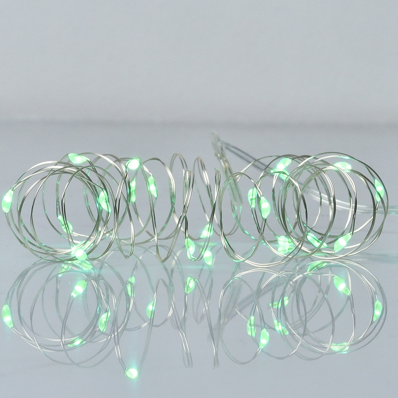 Електрогірлянда Yes! Fun Нитка на мідному дроті 20 LED зелена, 2 м статична батарейки (975026), фото 1