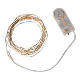 Електрогірлянда Yes! Fun Нитка на мідному дроті 40 LED тепло-біла 4 м статич батарейки (975027), фото 3