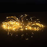 Електрогірлянда Yes! Fun Нитка на мідному дроті 100 LED тепло-біла 10 м статична, USB (975035), фото 2