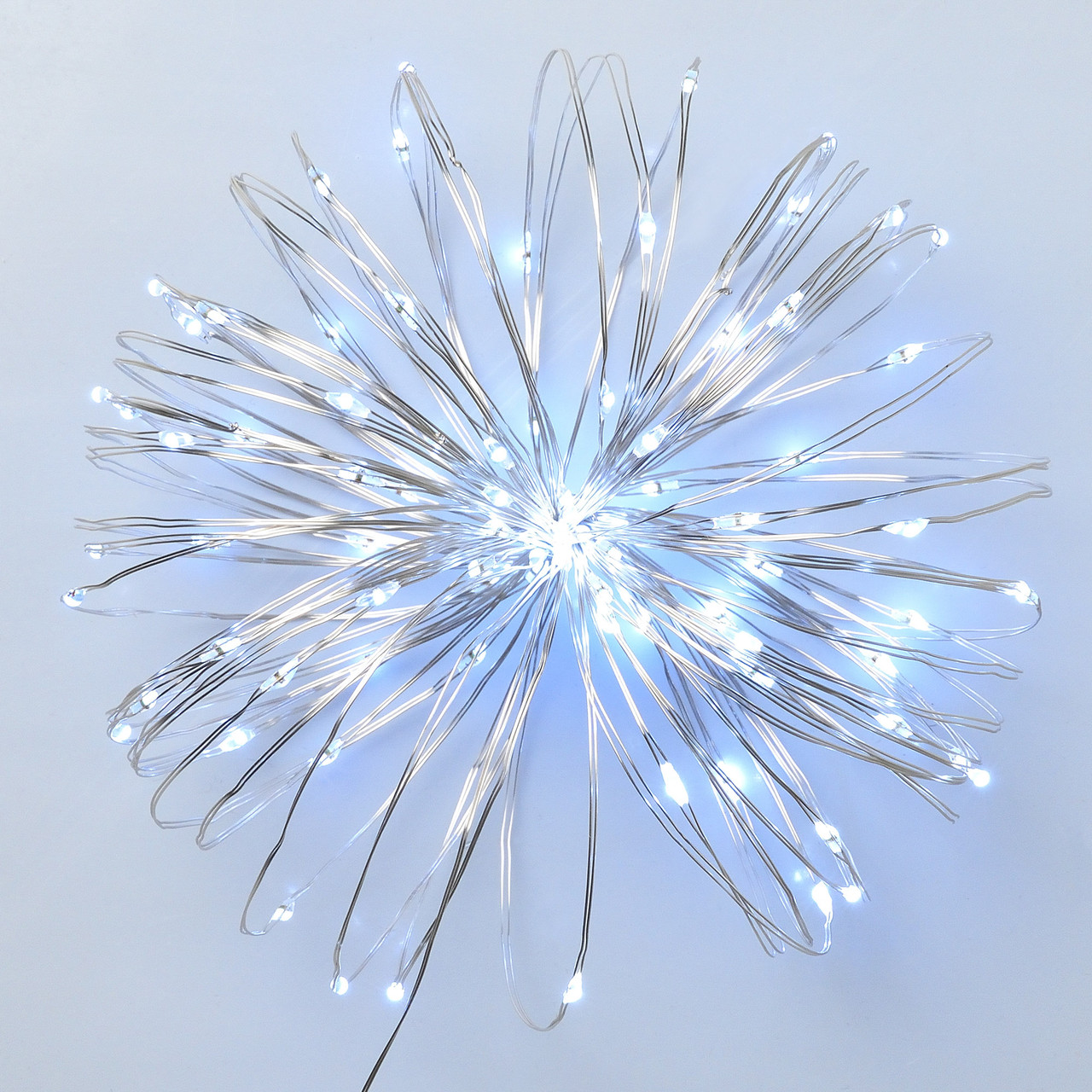 Електрогірлянда Yes! Fun Нитка на мідному дроті 100 LED холодно-біла 10 м статична, USB (975036), фото 1