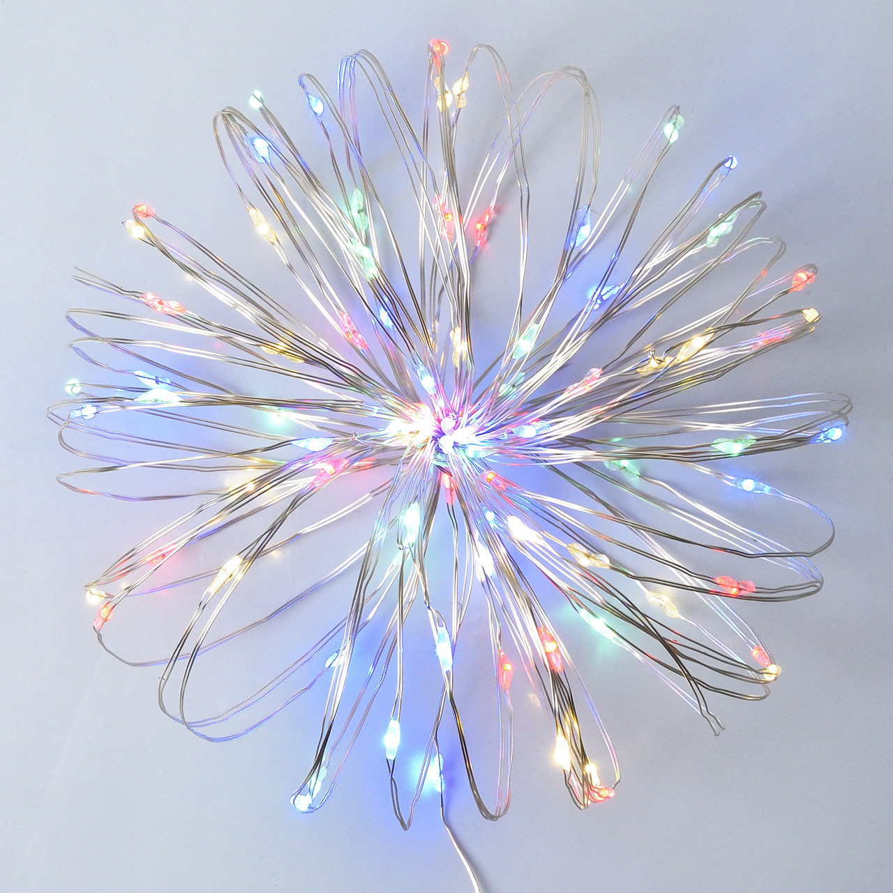 Електрогірлянда Yes! Fun Нитка на мідному дроті 100 LED різнокольорова 10 м статична, USB (975037), фото 1