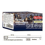 Електрогірлянда Yes! Fun Нитка 70 LED, тепло-біла, 4,9 м, статична, на батарейках (975059), фото 4