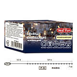 Електрогірлянда Yes! Fun Нитка 120 LED, теплий білий, 8,4 м, мерехтіння, USB (975064), фото 5