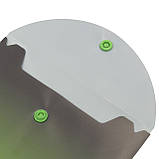 Папка-конверт YES B6 на кнопці Fusion сіро-зелена (492300), фото 3